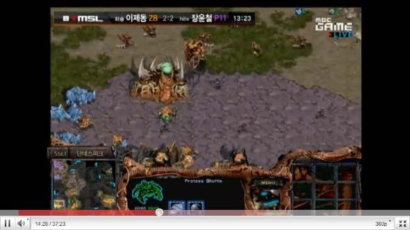 Jaedong does not get greedy with his army.