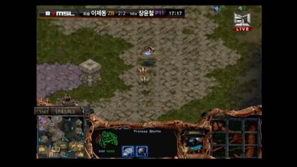 Snow once more swerves to the natural, but this time Jaedong has scourge protecting it.