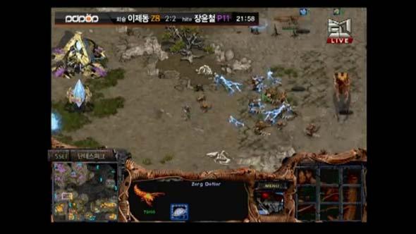 Jaedong continues to abuse the mobility of his Zerg army.