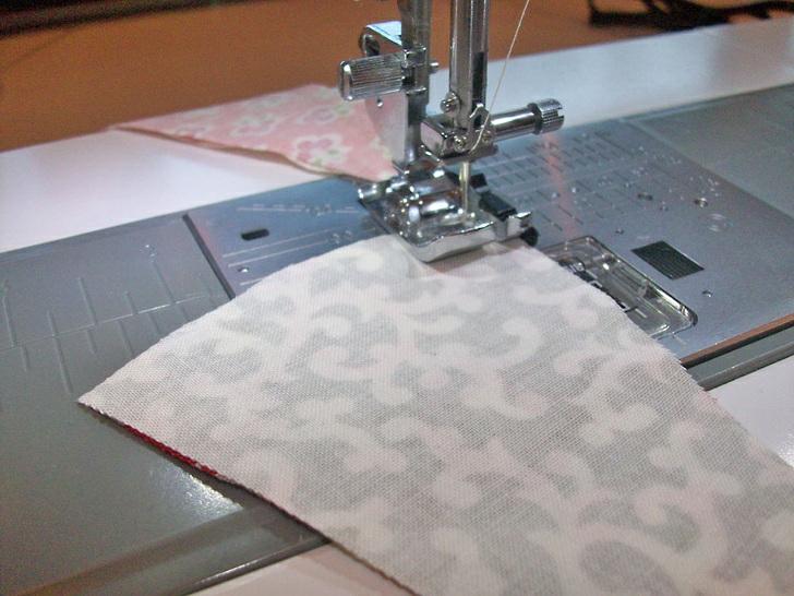 NOTE: We're using our Janome Quarter Inch Seam foot, which makes all the ¼" seams quick and consistent.