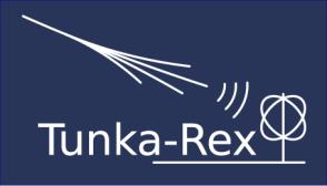 CoREAS vs. Tunka-Rex CORSIKA simulations with energy and X max of Tunka-133 measurement 20% scale uncertainty on radio amplitude Data/MC 0.84 for proton 0.
