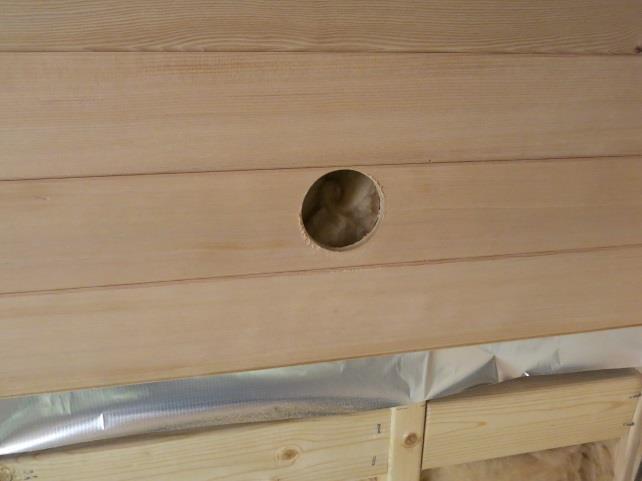 first) Photo 10 Method 2: use a drill with a 2-3/4 (70mm) hole saw to create an opening to fish your