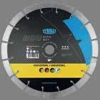 Innovative products, such as ultra-thin and sound insulated dry cutting saws, underline the continuous further development and optimisation of our dry cutting saw blades.