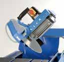 swivelling saw head Continuous tool cooling and minimal amount of service work due to