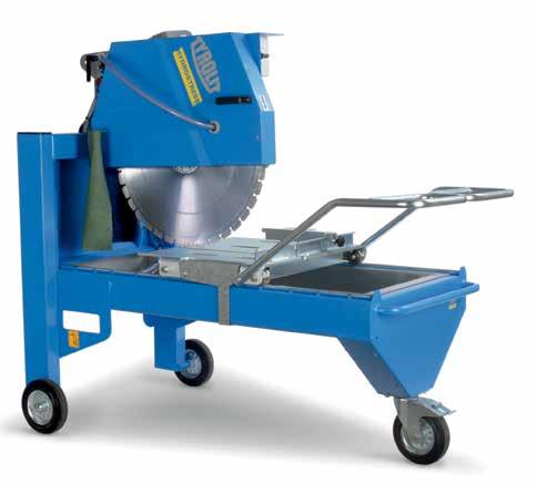 TABLE SAWING Masonry saw tme650 Cutting depths up to 270 mm Pull-out water tank makes cleaning work easier sawing