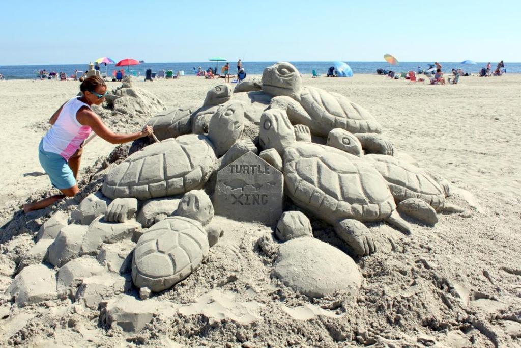 The Sand Sculpting Demonstration and