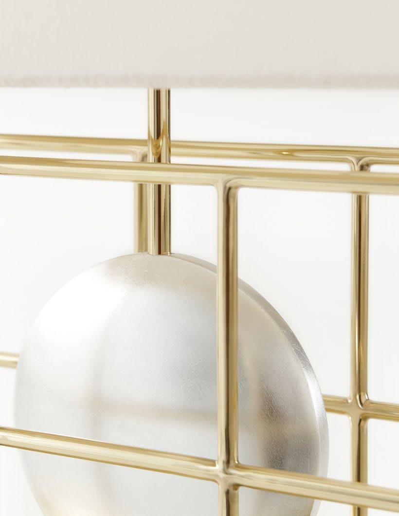 JD20012 Caged Lamp Table Lamp Polished Brass