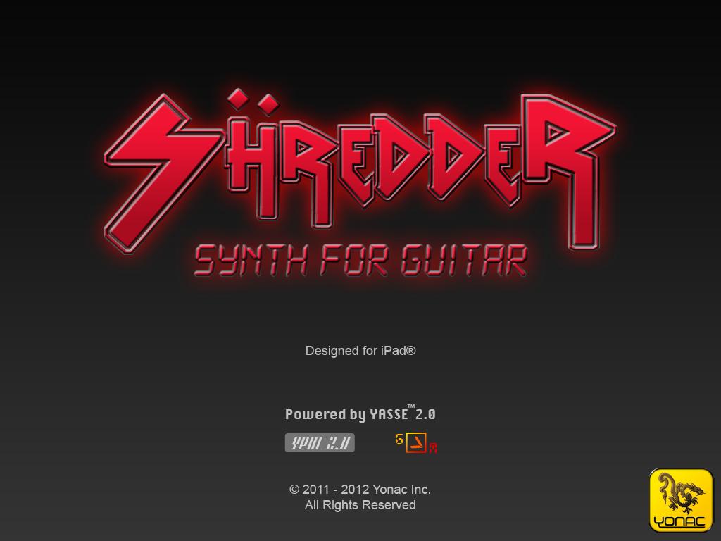 Welcome to the SHREDDER Synth for Guitar user manual! SHREDDER is the first professional ios synthesizer designed specifically for guitar.