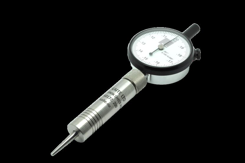 KAITE KWIK CHECK Hole Gauge The KAITE KWIK CHECK Hole Gauge is designed for the rapid measurement of small plain hole diameters. The four models available cover a range of hole diameters from 0.