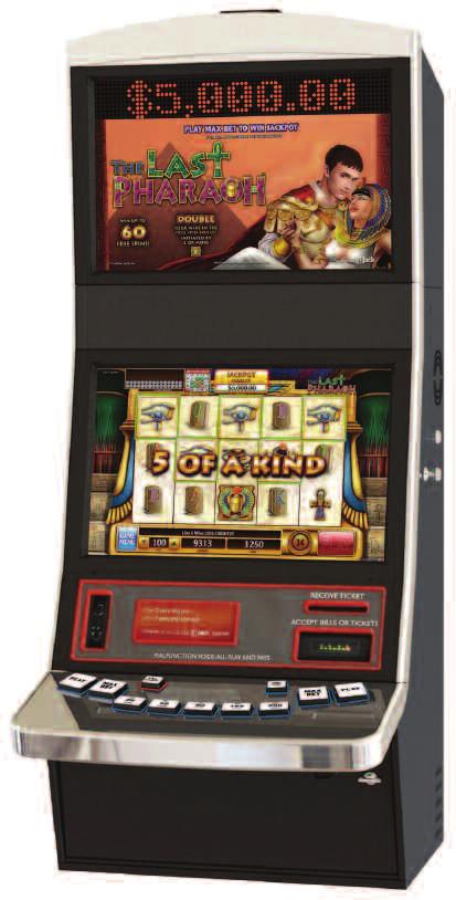 HOT NEW GAMES HOT NEW GAMES Cadillac Jack Phone: (800) 684-4263 www.cadillacjack.com THE LAST PHARAOH The Last Pharaoh is the story of Cleopatra and Mark Antony, the game features Egyptian symbols.