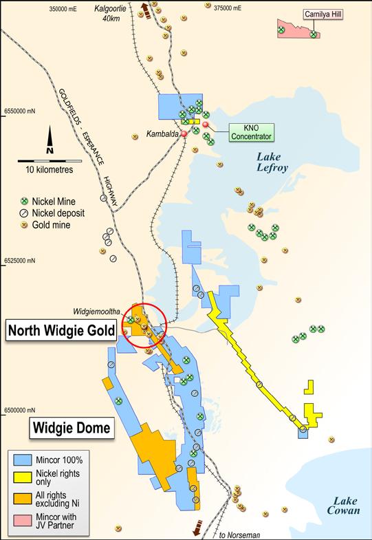 Mincor s core strategy is based on realising the value of its substantial landholdings in the Kambalda District of Western Australia, a major nickel and gold producing area with a rich mineral