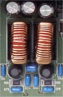 ferrite common mode transformers on mains input and dc output