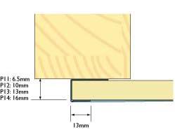 rondo exangle drywall finishing sections internal corner beads & stopping BEADS (CONTINUED) internal corner bead Ps17 (90 ) & PSIA (135 ) The original Rondo exangle internal corner bead was designed
