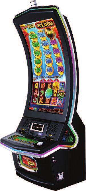 This five-reel, 50 pay-line game features a 75-credit cost to cover and is housed on the CrystalCurve True 4D gaming machine.