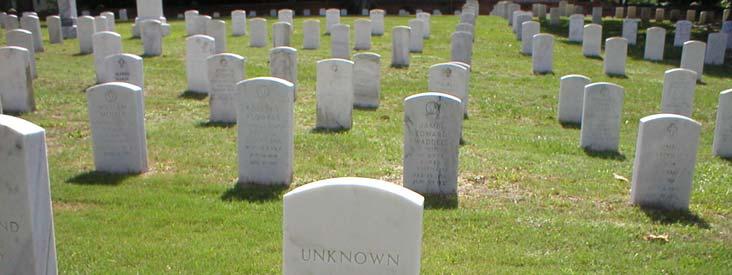 1.8 - AT WILMINGTON S NATIONAL CEMETERY In its beginning, the cemetery had