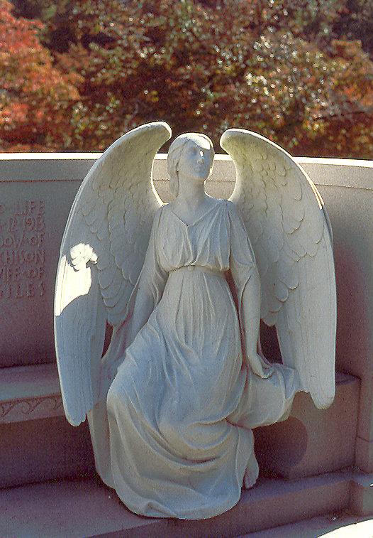 1.18 - THE MURCHISON ANGEL Oakdale Cemetery has a vast array of sculptures on its