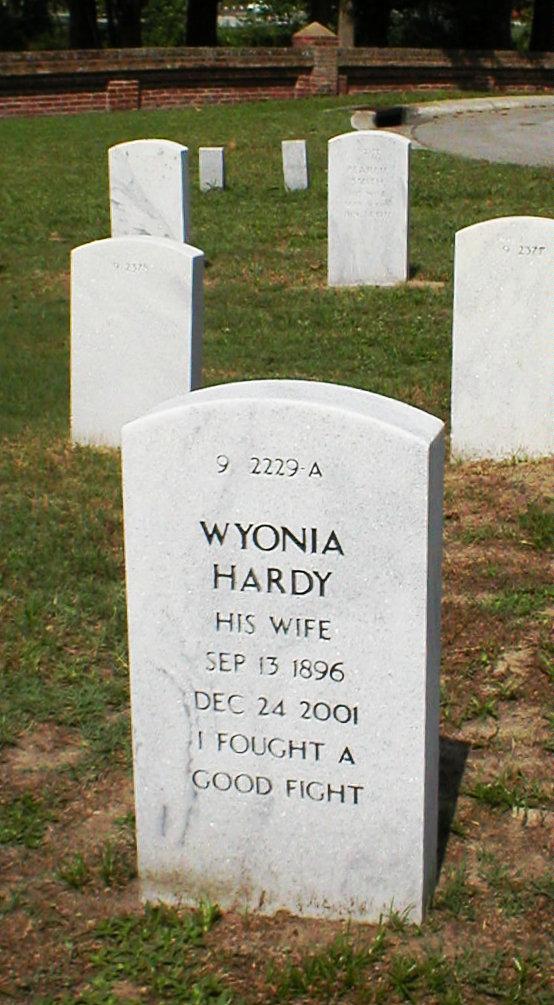 1.1 - A LADY WHO LIVED IN THREE CENTURIES There are approximately five thousand graves in the National Cemetery in Wilmington dating back into the 1800s. Inscriptions are limited and epitaphs rare.