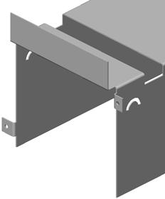 Lesson 3 Modeling Sheet Metal In the Context of an Assembly 23 Click OK. This sheet metal feature uses the end condition Up to Next. This makes sense.
