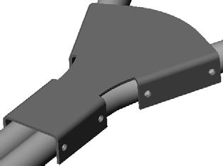 Optionally add incontext cuts for drilled holes through the Connector and Tubes.