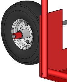 Top reference plane of the Wheel and Axel Assembly is a Distance of 5.5 from the Top reference plane of the top-level assembly. Right reference plane of the Wheel and Axel Assembly is a Distance of 5.