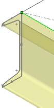 Note 3 Structural member - C Channel. Use ANSI 5 x 6.7 C channel and insert a structural member using the rectangle in the 3D sketch. Rotate and locate the profile as shown.