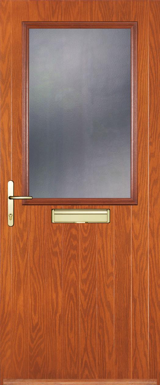 Yarmouth Simple but mightily effective this style combines a grooved lower half with a fully glazed upper half to create a door that is often used at the rear