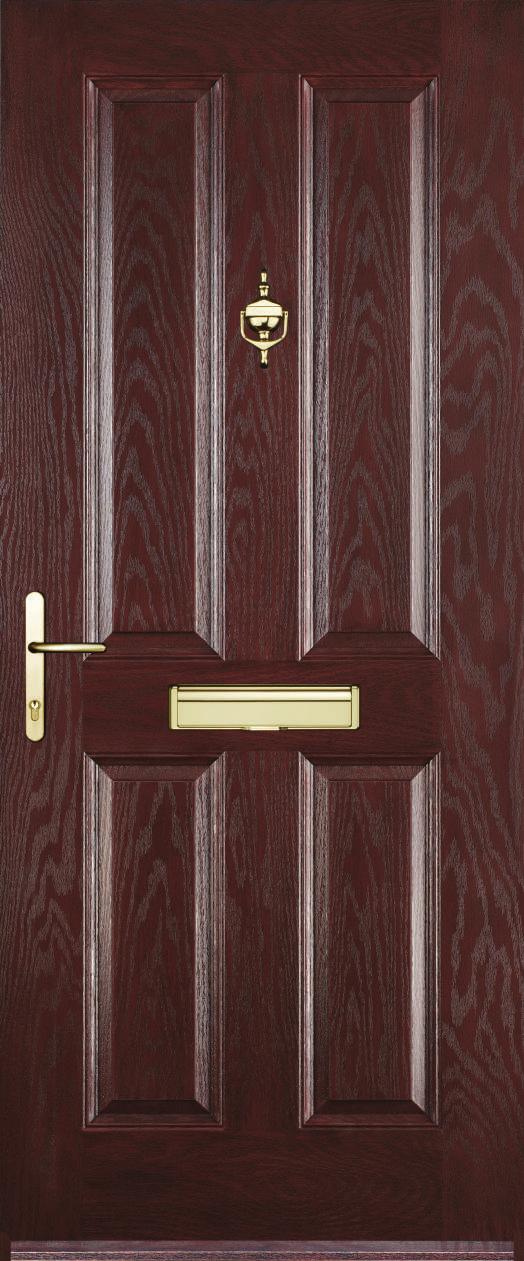Bamburgh Complete privacy is provided by four understated panels which make this door perfect for entrances.