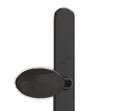 An external and internal escutcheon plate will also be requi if these handles are specified.