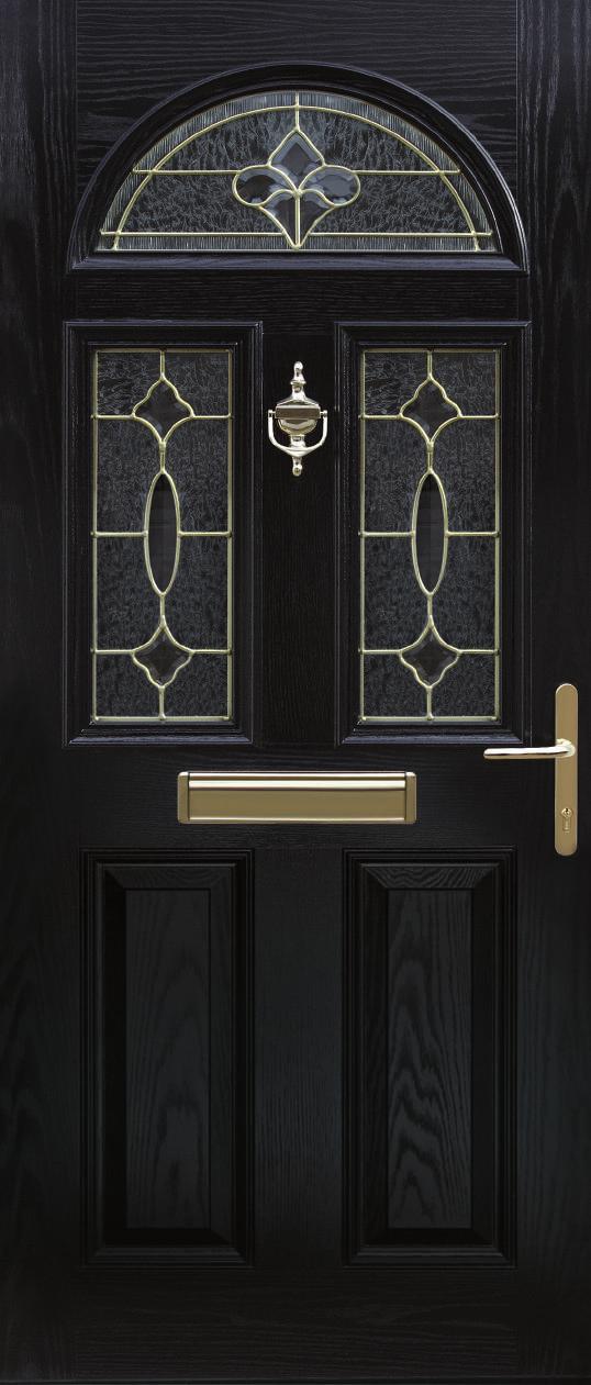 Arundel Comprising of two panels and three glass lights, the latter are often used to feature leaded glass designs which add a touch of personality to the door.