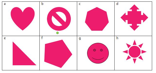 Problem 9 Which shapes have rotational symmetry?