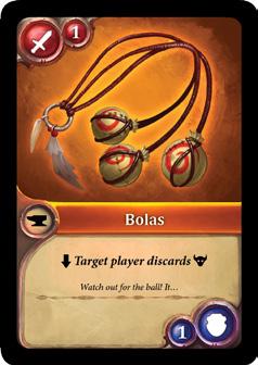 Bolas: after taking this card from the Journey Track, choose a player.