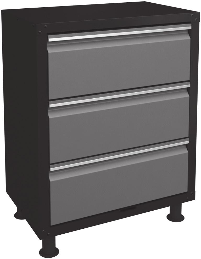 24 age Steel RTA tool Cabinet RAD THIS IRST BOR UNPACKIN CABINT If you are having difficulty with the tool drawer assembly please view this installation video at www.newageproducts.