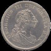 300-400 3589 Ireland, George III, 6-Shillings Bank Token, 1804, laureate