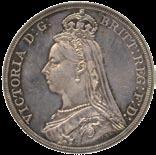 3626 Victoria, Proof Crown, 1887, Jubilee head left, rev St George