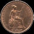 80-100 3648 Victoria, Pattern Half Decimal Penny, 1859, struck in bronze on a 27mm flan, by J Wyon,
