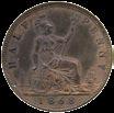 300-400 3662 Victoria, Bronze Proof Halfpenny, 1875H, Heaton Mint, Birmingham, narrow date, young