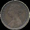 3663 3664 3663 Victoria, Bronze Halfpenny, 1876H, Heaton Mint, Birmingham, struck on a thick