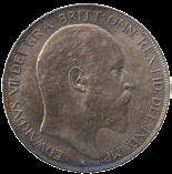 3684 3685 3684 Edward VII (1901-1910), Crown, 1902, bare head right, rev St George and dragon (ESC 361; S 3978).