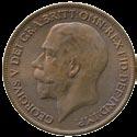 3695 3696 3695 George V, Penny, 1918KN, King s Norton Metal Company,