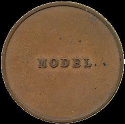 1933, by Andre Lavrillier, of obverse design only, struck in bronze on a