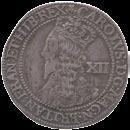 120-150 3537 Scotland, Charles I, Twelve Shillings, type IV, crowned
