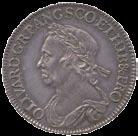 2000-2500 3544 Charles II (1660-1685), Shilling, first hammered issue, mint mark crown, crowned bust left, no circles or value, rev crowned