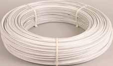 7 mm, ideal for horsewires 0 m coil, white 9000 Conductive Black Plastic 0 year 0 m coil, brown 900 Steel Wire warranty