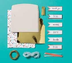 includes 10 yards each Crisp Cantalope, Pool Party, and Summer Starfruit Twine 1 sheet printed adhesive-backed cork (58 pieces) Coordinates with the
