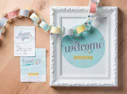 includes Designer templates for invitations, thank yous, garland,