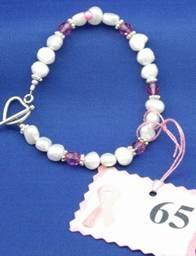 bracelet with heart toggle.