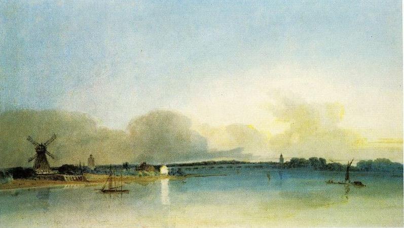 Paul Sandby Windsor Castle from the Maestricht Pond
