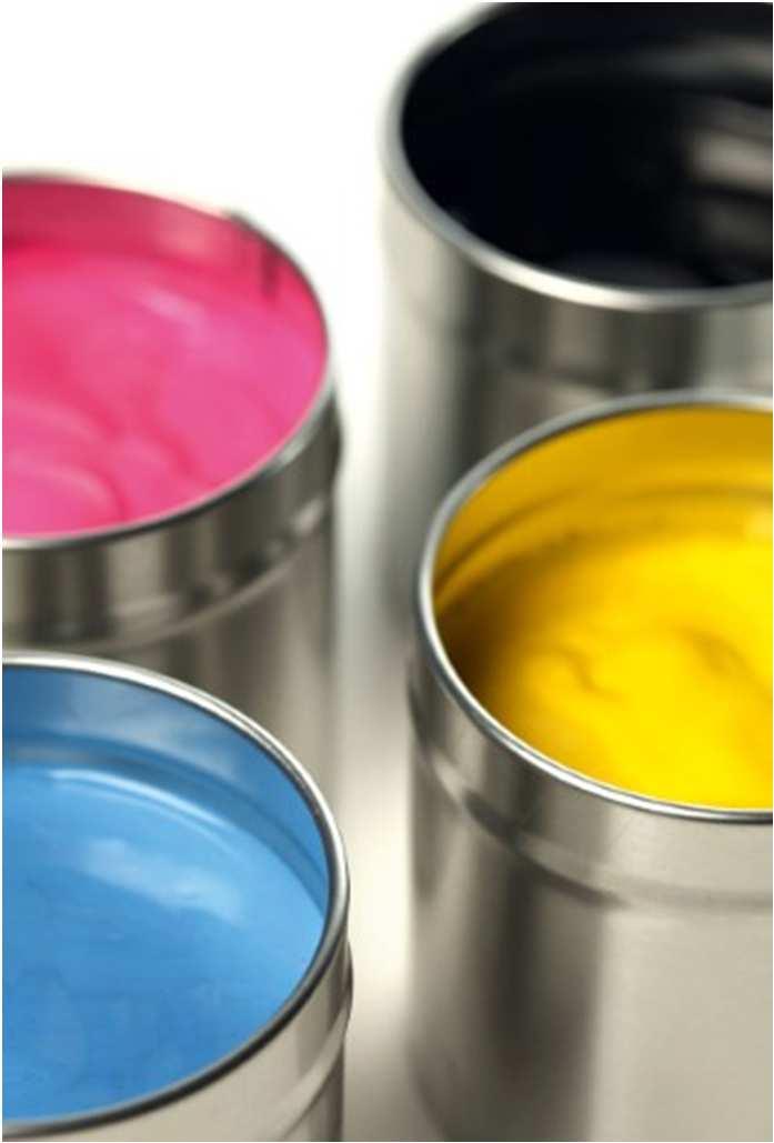 3 Introduction Ink is a liquid or paste that contains pigments or dyes and is used to color a surface to produce an image, text, or design.