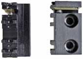Cutting Blade Side profile Fiber Guides Figure 5: 900μm Buffer Blade Block The correct mounting position has the cutting blade nearest the
