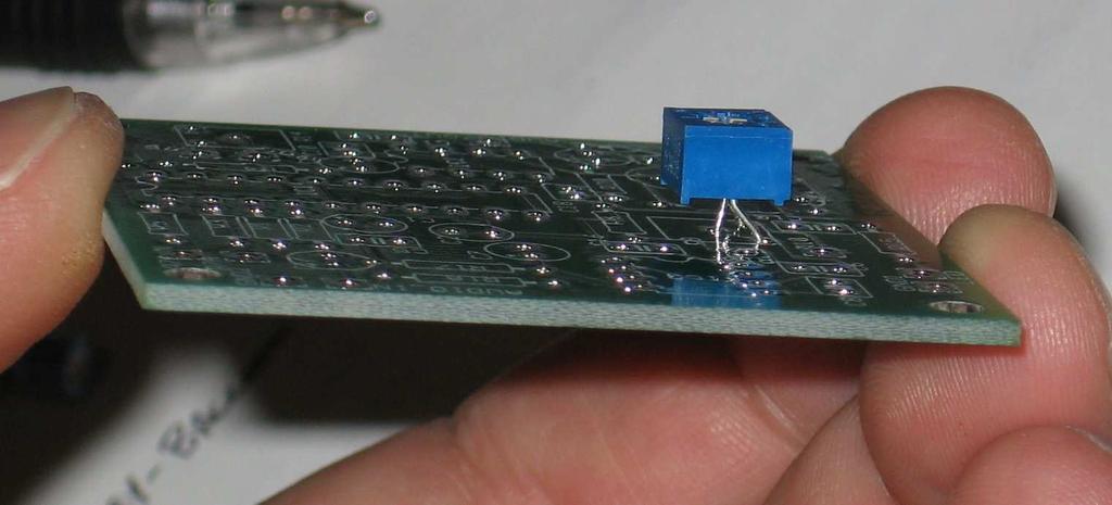 solder joints. Heat first count to 3 and then add solder. Apply a small amount of solder to the angle formed by the soldering tip, component lead and the circuit board.